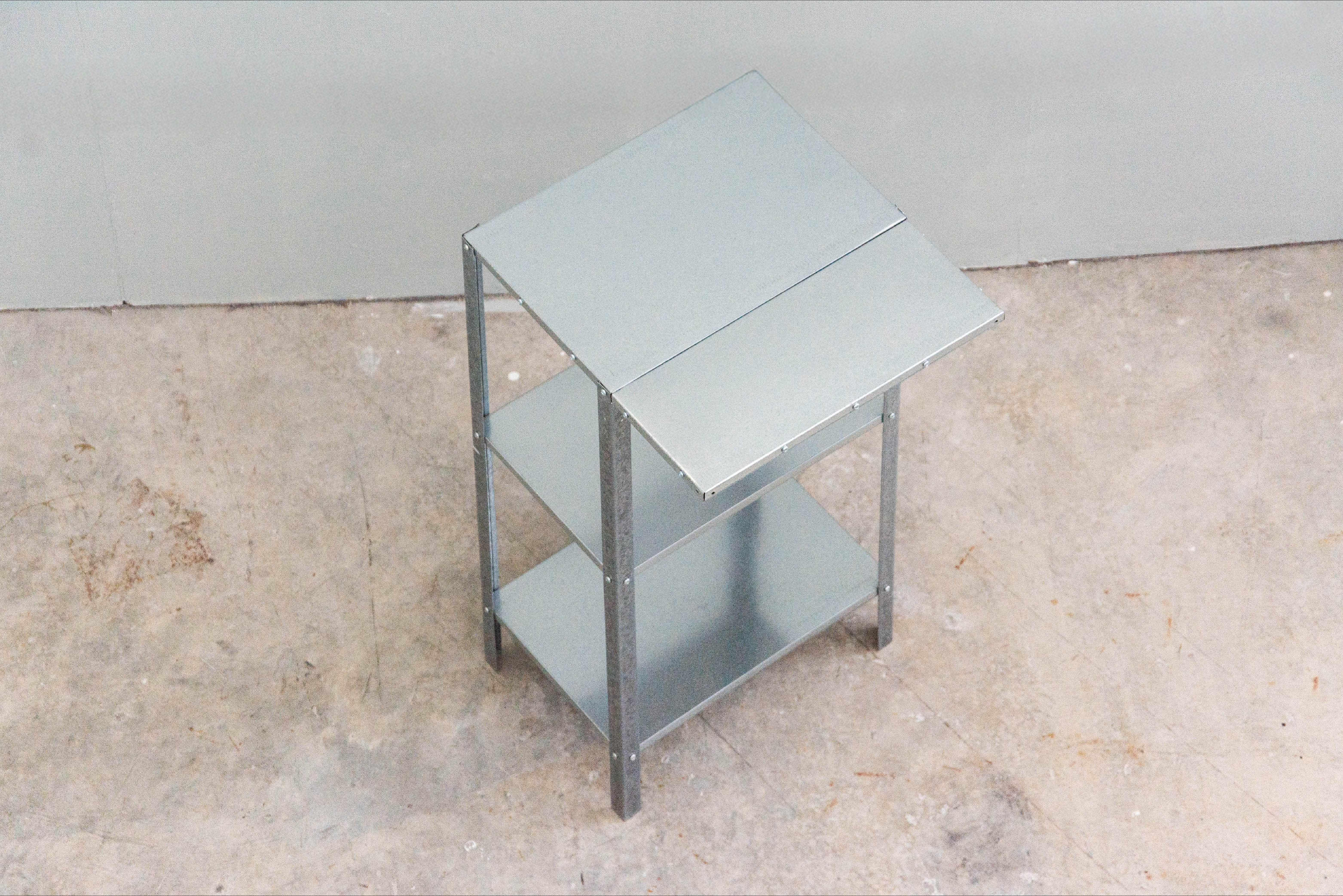 882 Coffee stand improvised from IKEA HYLLIS shelf, for Randy Yeo